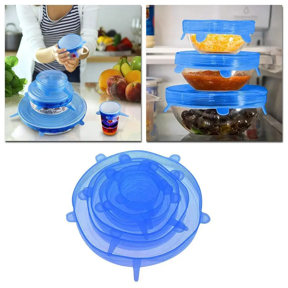 Silicone fresh-keeping cover refrigerator microwave supplies kitchen fresh-keeping storage sealed cover film cling A7U1
Silicone fresh-keeping cover refrigerator microwave supplies kitchen fresh-keeping storage sealed cover film cling A7U1