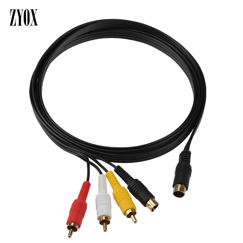 1.8M/6FT For SEGA Saturn S Gold Plated AV S-Video RCA Audio Video Composite Cable TV Connector Adapter Game Console Accessories
1.8M/6FT For SEGA Saturn S Gold Plated AV S-Video RCA Audio Video Composite Cable TV Connector Adapter Game Console Accessories