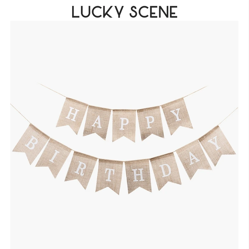 Birthday Party Wedding Decoration Baby Shower Flag Banner Rustic Linen Pennant Halloween Decoration Linen Flag S00976
Birthday Party Wedding Decoration Baby Shower Flag Banner Rustic Linen Pennant Halloween Decoration Linen Flag S00976