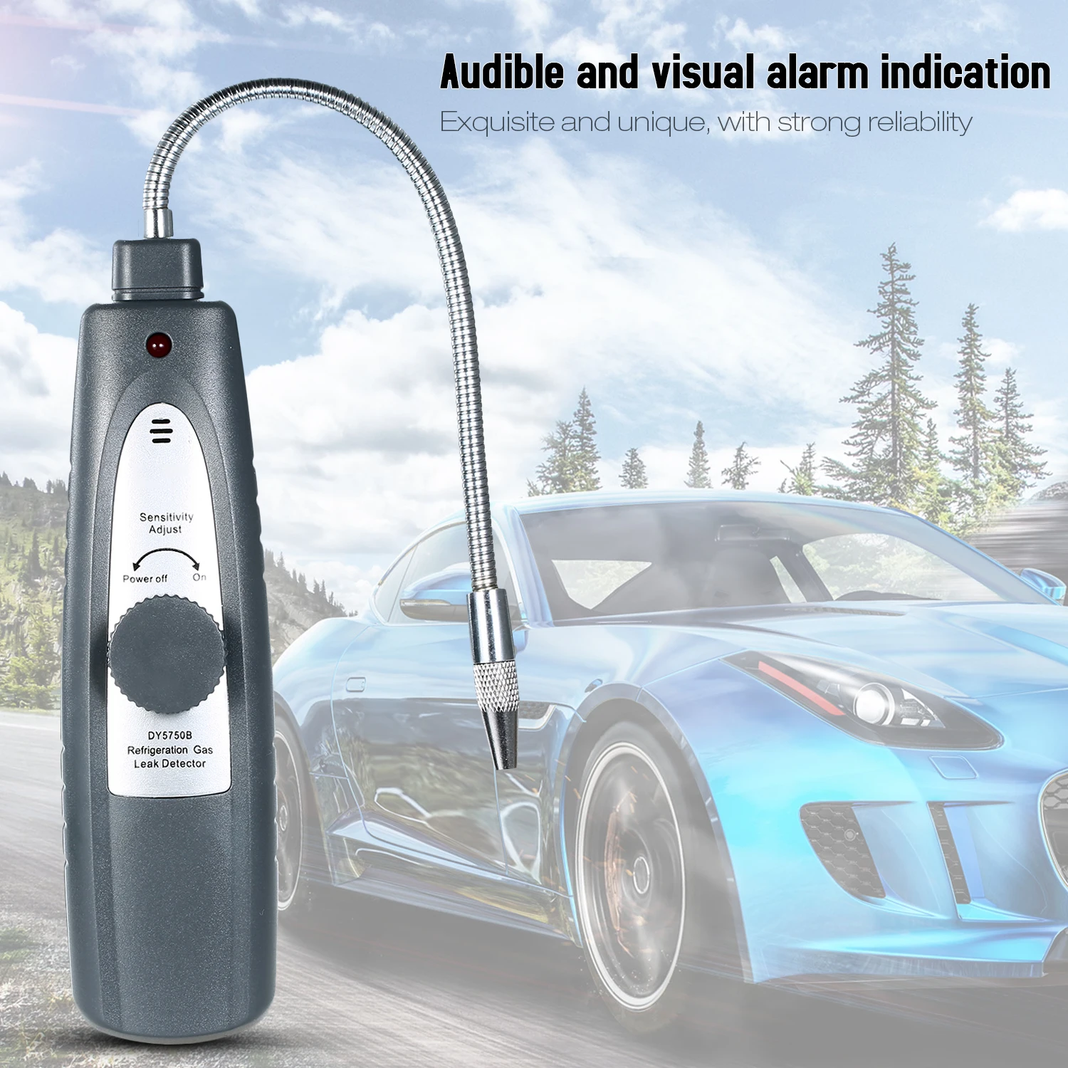 Refrigeration Gas Leak Detector Freon-Leak Tester Portable Halogen Leakage Detector Checker for Car Air Conditioner
Refrigeration Gas Leak Detector Freon-Leak Tester Portable Halogen Leakage Detector Checker for Car Air Conditioner