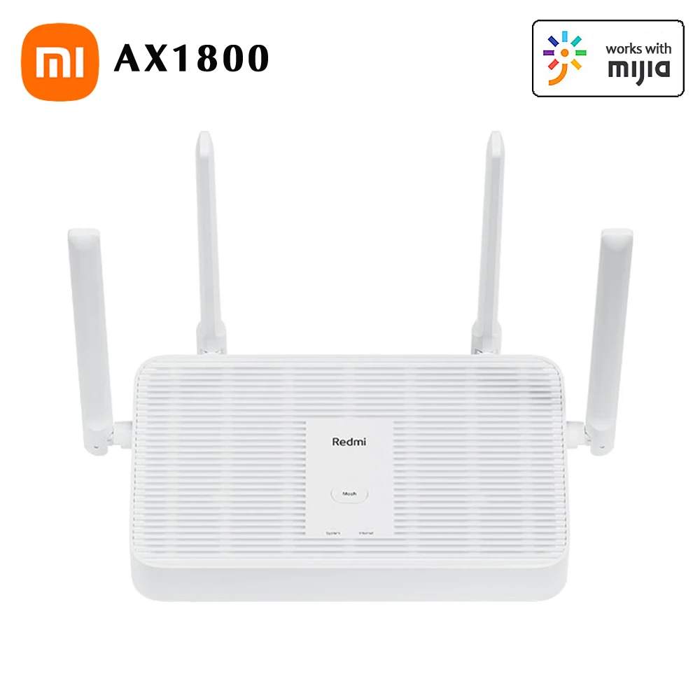 Wi-Fi-роутер Xiaomi Redmi AX1800 двухдиапазонный 2 4 ГГц - купить по выгодной цене |