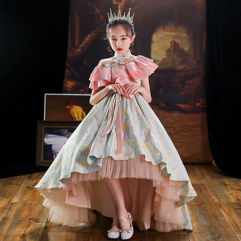 2021Summer Luxury New Model Show Catwalk Piano Host Costumes Tail Dress Girls Children Elegant Birthday Wedding Party Prom Dress
2021Summer Luxury New Model Show Catwalk Piano Host Costumes Tail Dress Girls Children Elegant Birthday Wedding Party Prom Dress