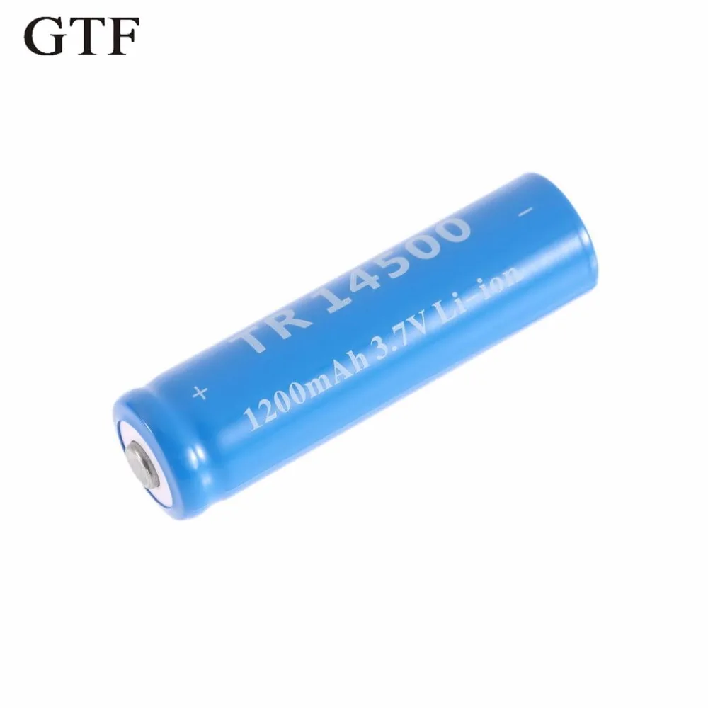 GTF 3.7 V 1200 mah TR 14500 Lithium Ion Battery Rechargeable Flashlight 14500 Battery
GTF 3.7 V 1200 mah TR 14500 Lithium Ion Battery Rechargeable Flashlight 14500 Battery