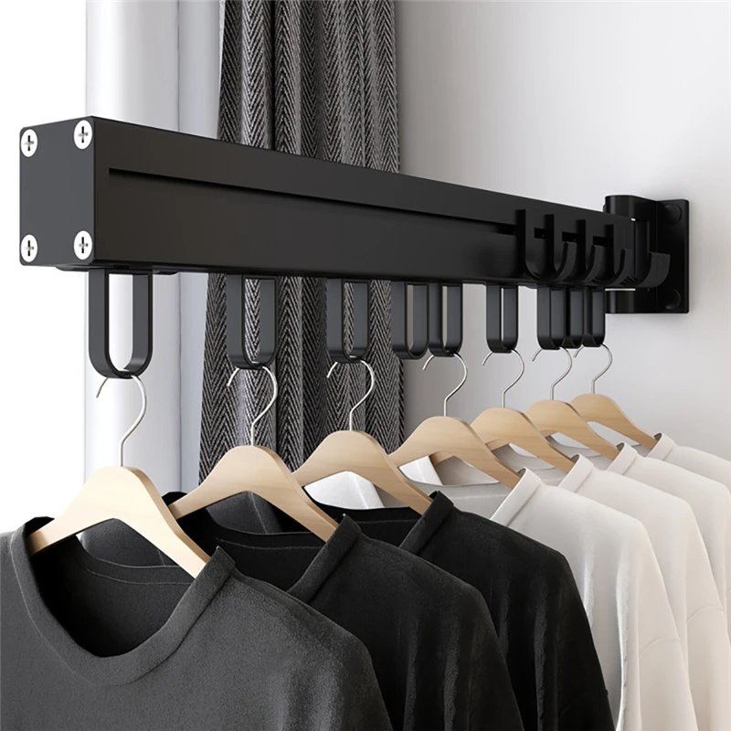 Balcony Window Folding Invisible Drying Rack 180 Rotating Clothes Hanger Bedroom Entrance Clothes Telescopic Rod Organizer Shelf
Balcony Window Folding Invisible Drying Rack 180 Rotating Clothes Hanger Bedroom Entrance Clothes Telescopic Rod Organizer Shelf