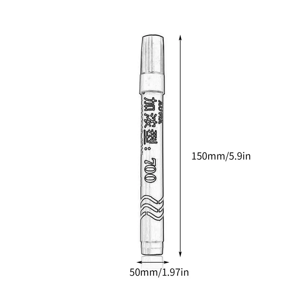 Quick-drying Permanent Painting Marker Pen DIY Oil Pen for Kids Art Drawing 1 Pcs Oil Pen Black Round Toe 0.7/1.5 Mm
Quick-drying Permanent Painting Marker Pen DIY Oil Pen for Kids Art Drawing 1 Pcs Oil Pen Black Round Toe 0.7/1.5 Mm