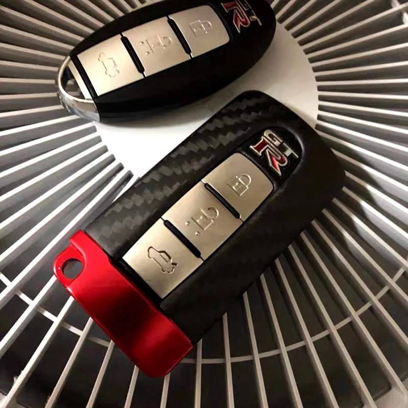 Carbon Fiber Remote Key Cover 6 Colors Car key shell Case key Cover For Nissan GTR Infiniti Q50L/QX50 Car Keychain Accessories
Carbon Fiber Remote Key Cover 6 Colors Car key shell Case key Cover For Nissan GTR Infiniti Q50L/QX50 Car Keychain Accessories