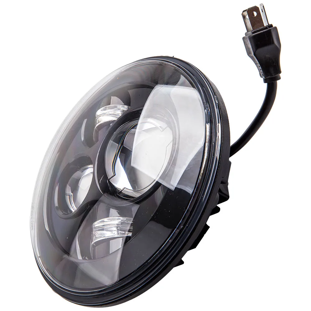 7" LED Projector Daymaker Black Headlight For Harley With Black Adapter Mount
7" LED Projector Daymaker Black Headlight For Harley With Black Adapter Mount