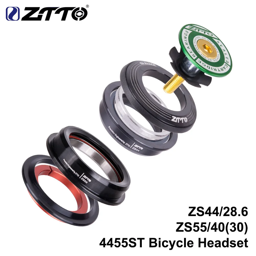MTB Bike Bicycle Headset 44mm 55mm CNC 1 1/8"-1 1/2" 1.5 Tapered 28.6 Straight Tube fork Integrated 44 55 Headset Bearing 4455ST
MTB Bike Bicycle Headset 44mm 55mm CNC 1 1/8"-1 1/2" 1.5 Tapered 28.6 Straight Tube fork Integrated 44 55 Headset Bearing 4455ST