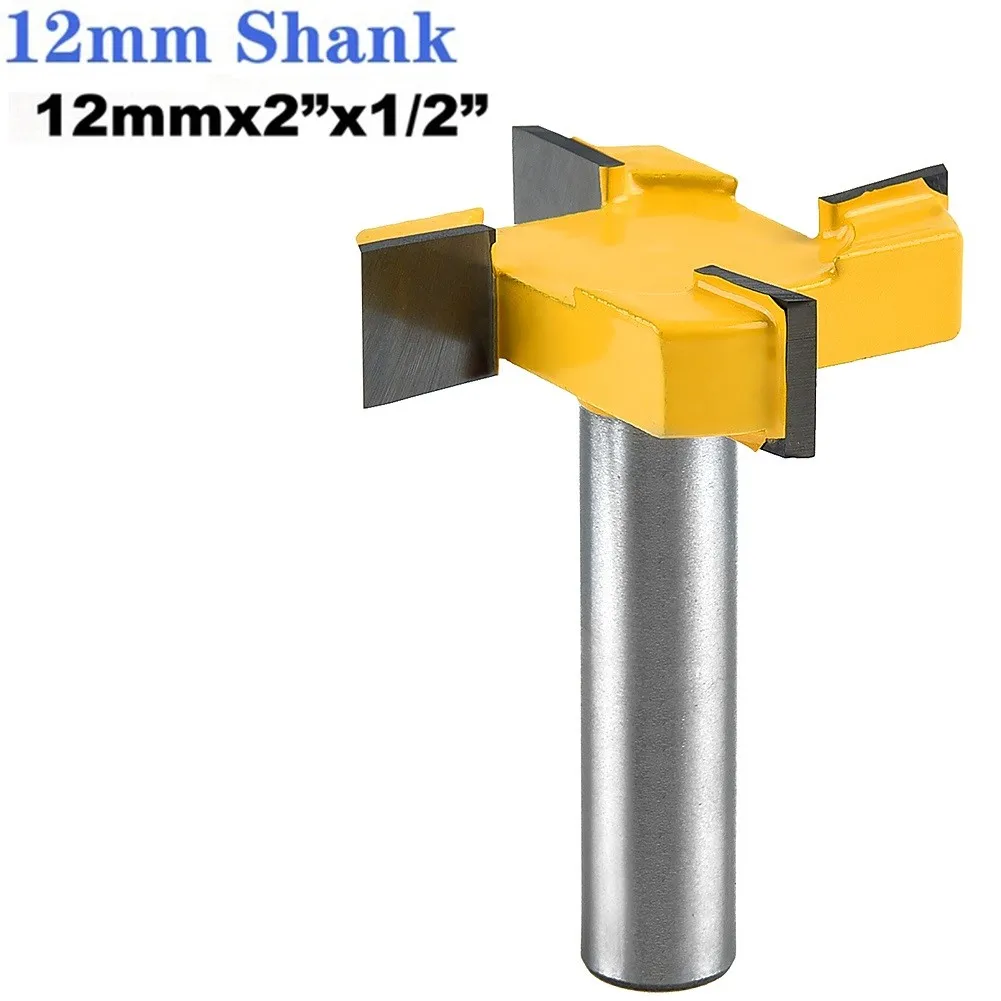 12mm Shank 4 Edge T Type Slotting Milling Cutter Woodworking Tool Router Bits Industrial Grade Milling Cutter Slotting LT031
12mm Shank 4 Edge T Type Slotting Milling Cutter Woodworking Tool Router Bits Industrial Grade Milling Cutter Slotting LT031