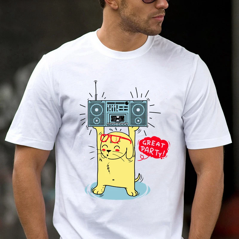 TriDitya 50664# cool white t shirt great party men's tshirt unisex top tee summer Tshirt fashion O neck short sleeve shirt 
TriDitya 50664# cool white t shirt great party men's tshirt unisex top tee summer Tshirt fashion O neck short sleeve shirt