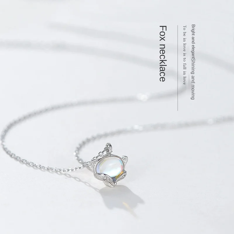 FUN-BEAUTY S925 Sterling Silver Women's Necklace Fashion Little Fox Pendant Jewelry Korean Style Simple Personality Necklace
FUN-BEAUTY S925 Sterling Silver Women's Necklace Fashion Little Fox Pendant Jewelry Korean Style Simple Personality Necklace
