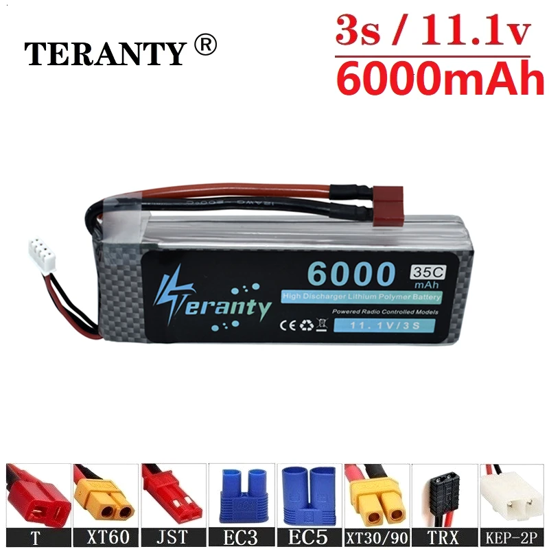 Upgrade 35C 11.1v 6000maH Lipo Batterry For RC Drones Cars Boats Quodcopter Spare Parts 3s 6000mah 11.1v Rechargeable battery
Upgrade 35C 11.1v 6000maH Lipo Batterry For RC Drones Cars Boats Quodcopter Spare Parts 3s 6000mah 11.1v Rechargeable battery