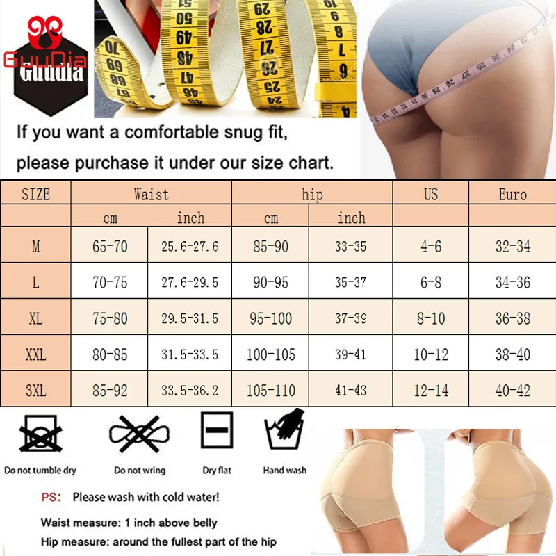 GUUDIA One-piece Padded Women Butt Hip Up Padded Enhancer Seamless Shapewear Tummy Control Shorts for Women Body Shaper Panties
GUUDIA One-piece Padded Women Butt Hip Up Padded Enhancer Seamless Shapewear Tummy Control Shorts for Women Body Shaper Panties