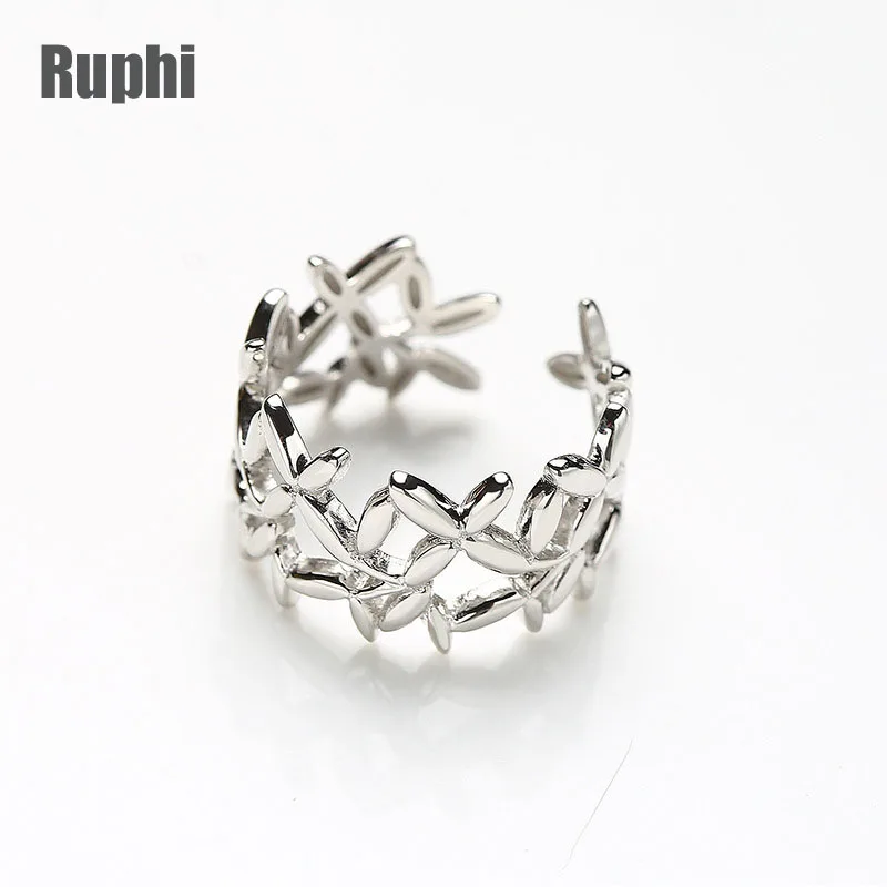 Silver color olive leaves open finger ring custom design handmade finger ornaments jewelry
Silver color olive leaves open finger ring custom design handmade finger ornaments jewelry