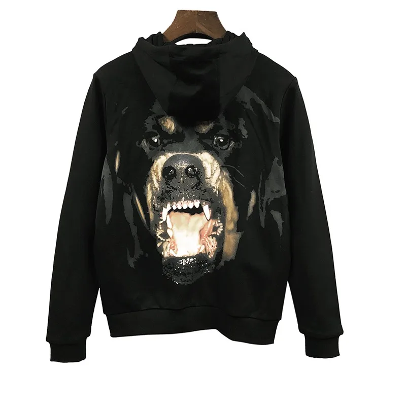 Fashion Mens Hoody Jacket High Street Back Dog Printed Spring Autumn Black Casual Outwear Coat Harajuku Unisex Loose Fit Jacket
Fashion Mens Hoody Jacket High Street Back Dog Printed Spring Autumn Black Casual Outwear Coat Harajuku Unisex Loose Fit Jacket