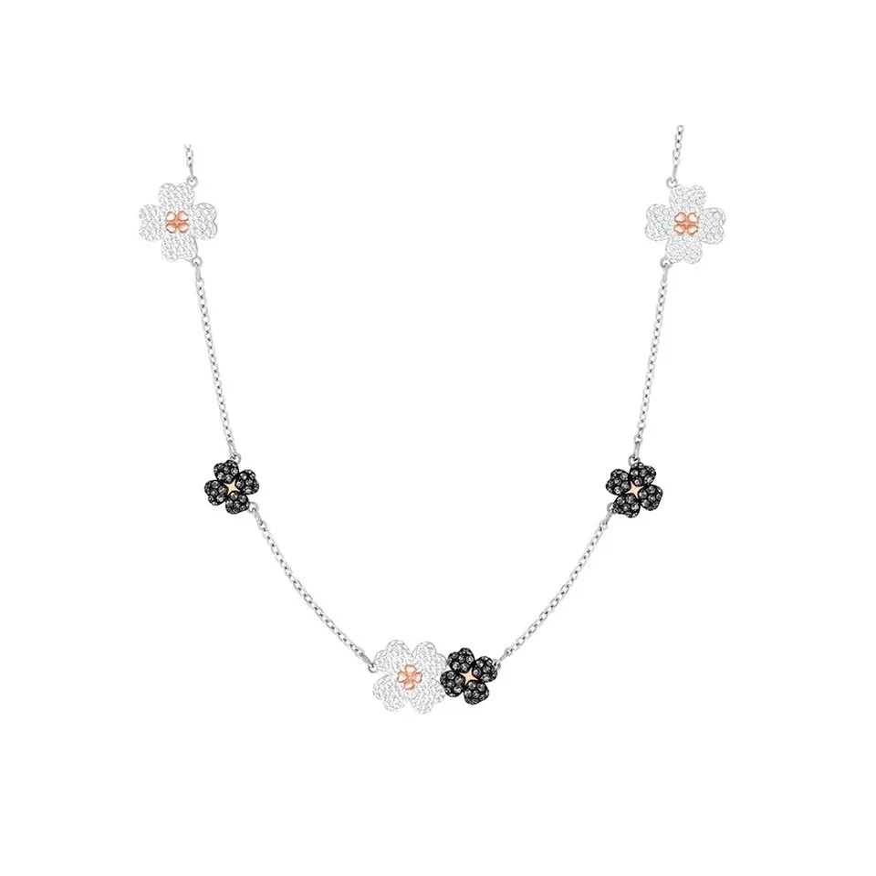 High Quality SWA 1: 1 New Austrian Crystal Clover Necklace Double-sided Four Leaf Flower Necklace
High Quality SWA 1: 1 New Austrian Crystal Clover Necklace Double-sided Four Leaf Flower Necklace