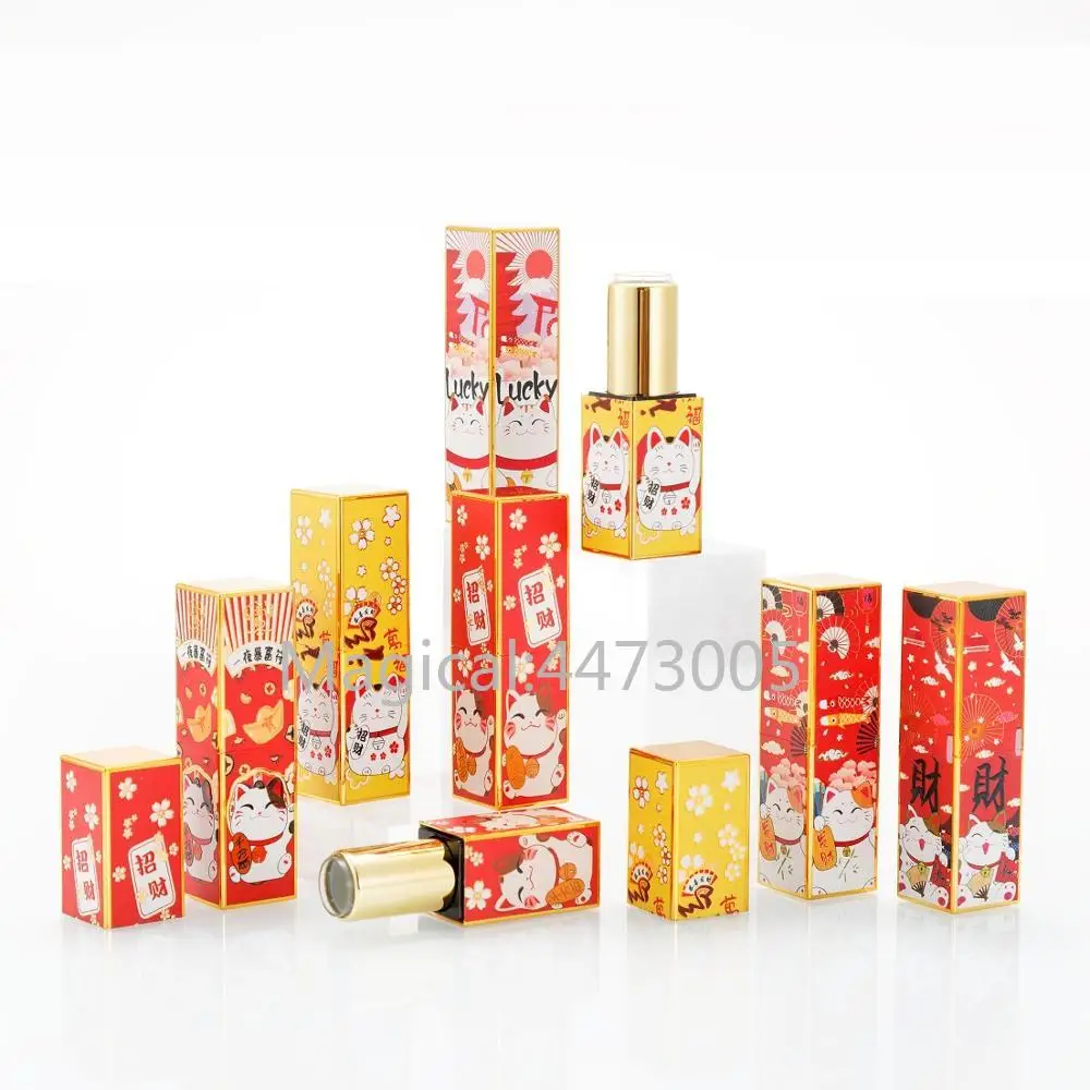 10/30/50pcs Gold Cat Square Magnetic Buckle Empty Lipstick Tube 12.1mm Material Cosmetics Refillable Container Lipstick Shell
10/30/50pcs Gold Cat Square Magnetic Buckle Empty Lipstick Tube 12.1mm Material Cosmetics Refillable Container Lipstick Shell