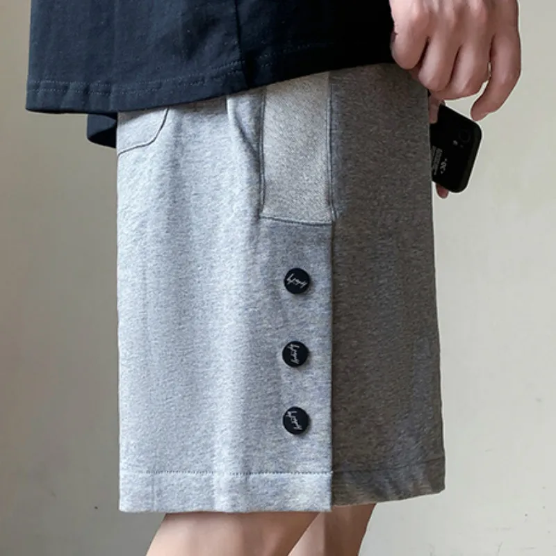Men Casual Shorts Summer All-match Simple Straight Trousers Male Breathable Elastic Waist Daily Button Knee Length Chic
Men Casual Shorts Summer All-match Simple Straight Trousers Male Breathable Elastic Waist Daily Button Knee Length Chic