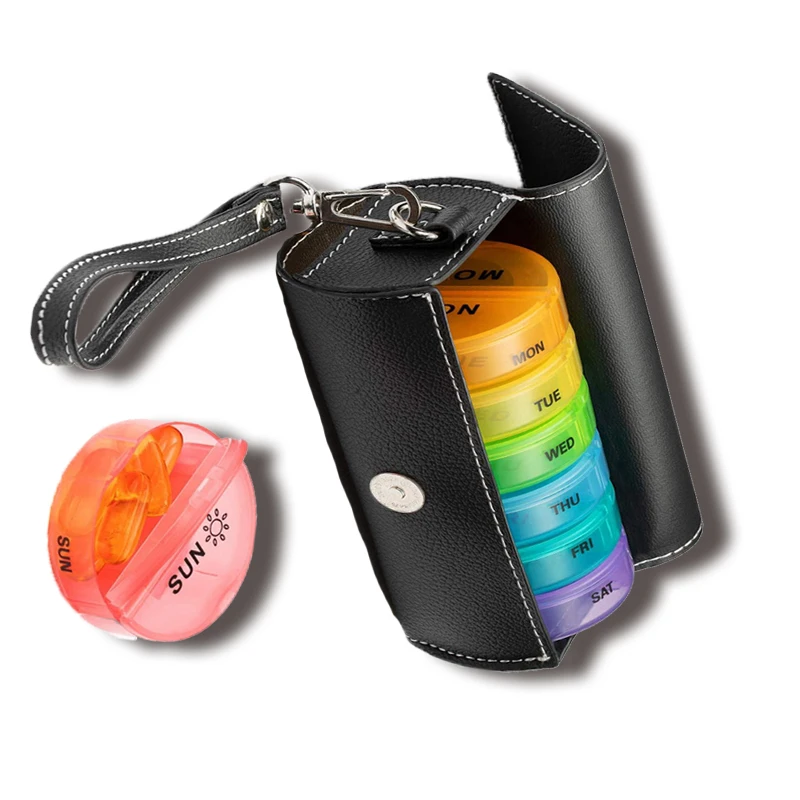 Luxury Pillbox Weekly Pill Box 14-Compartment Color Plastic Pill Case Dispenser Convenient Travel Container Pill Organizer Boxes 
Luxury Pillbox Weekly Pill Box 14-Compartment Color Plastic Pill Case Dispenser Convenient Travel Container Pill Organizer Boxes