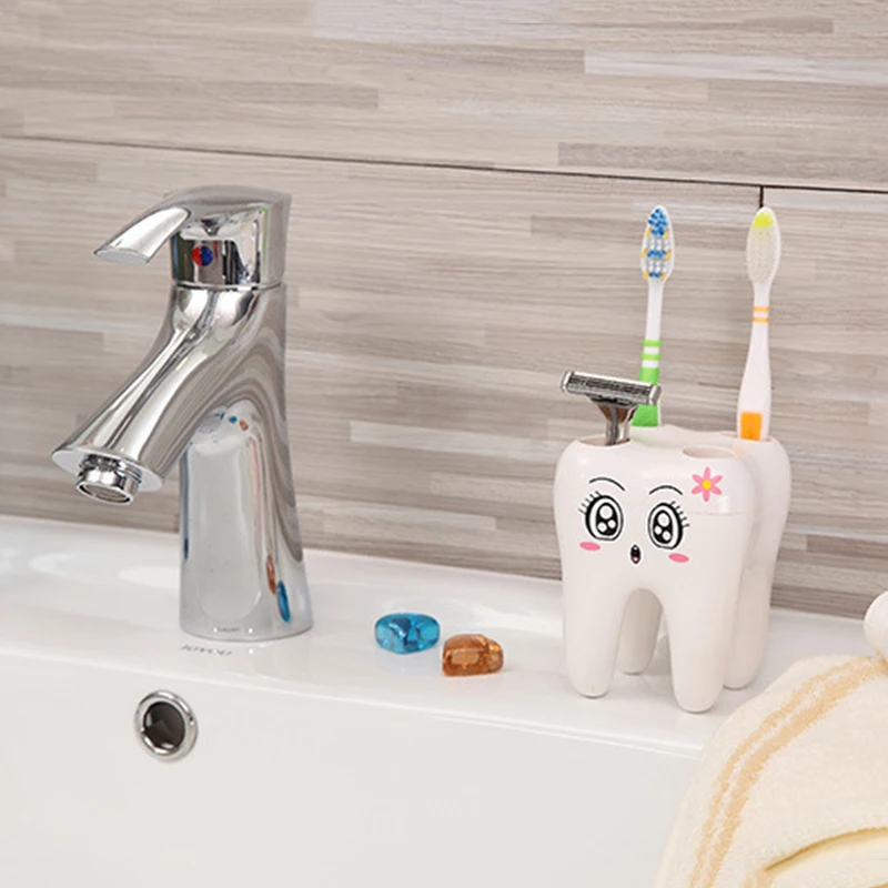 Hot Sales Cartoon Cute 4 Holes Fashion Tooth Style Toothbrush Holder Bracket Container for Bathroom WWO66
Hot Sales Cartoon Cute 4 Holes Fashion Tooth Style Toothbrush Holder Bracket Container for Bathroom WWO66