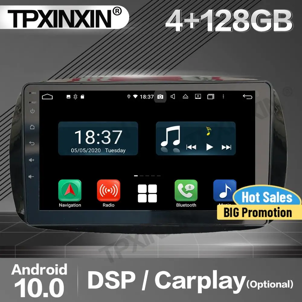 128G Carplay Car Radio 2 Din Stereo Receiver Android 10 For Benz Smart 2016 GPS Player Audio Recorder Head Unit
128G Carplay Car Radio 2 Din Stereo Receiver Android 10 For Benz Smart 2016 GPS Player Audio Recorder Head Unit
