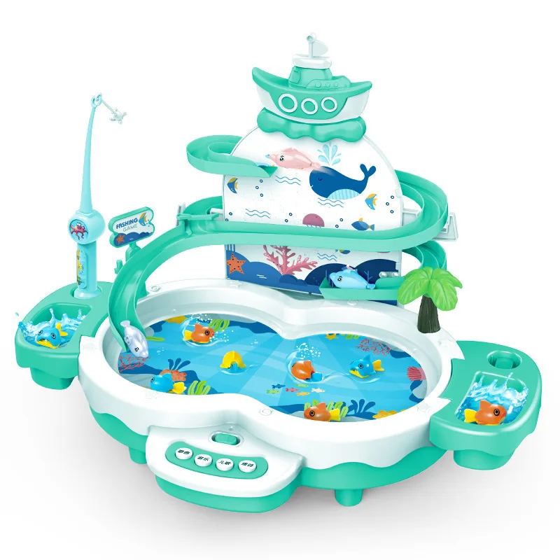 Children's Maglev Track Diaoyutai Children's Songs Poetry Early Education 2-in-1 Electric Puzzle USB Power Supply Water Toys
Children's Maglev Track Diaoyutai Children's Songs Poetry Early Education 2-in-1 Electric Puzzle USB Power Supply Water Toys