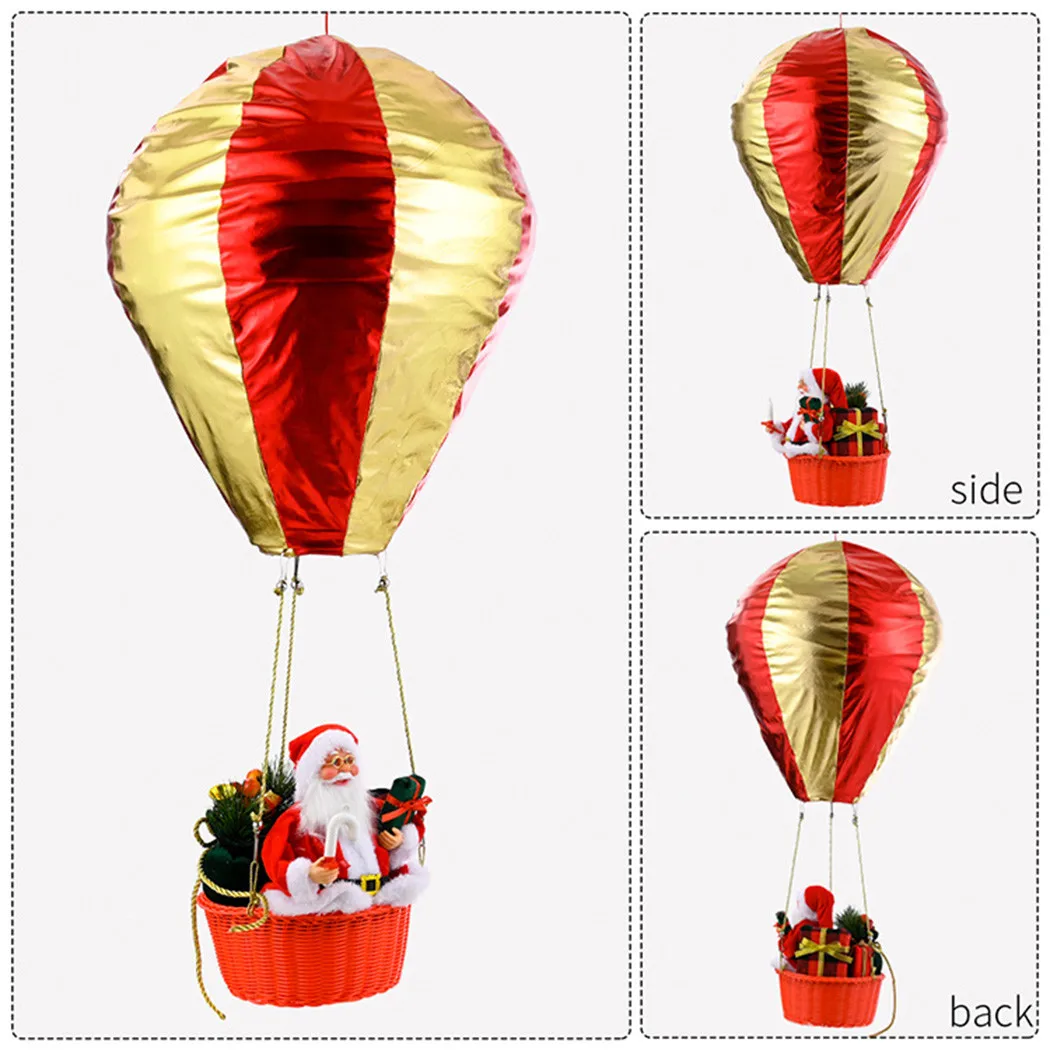 1set Hot Air Balloon+Santa 35.43x15.75in Christmas Decoration Cloth And Plastic Home Party Festival Supplies Decor
1set Hot Air Balloon+Santa 35.43x15.75in Christmas Decoration Cloth And Plastic Home Party Festival Supplies Decor