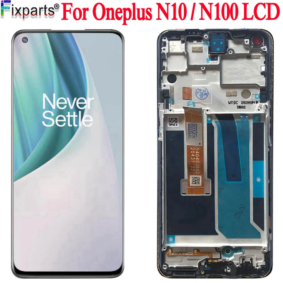 ЖК дисплей Экран для OnePlus Nord N10 5G дисплея сенсорный Панель планшета 1 + N1 Запчасти