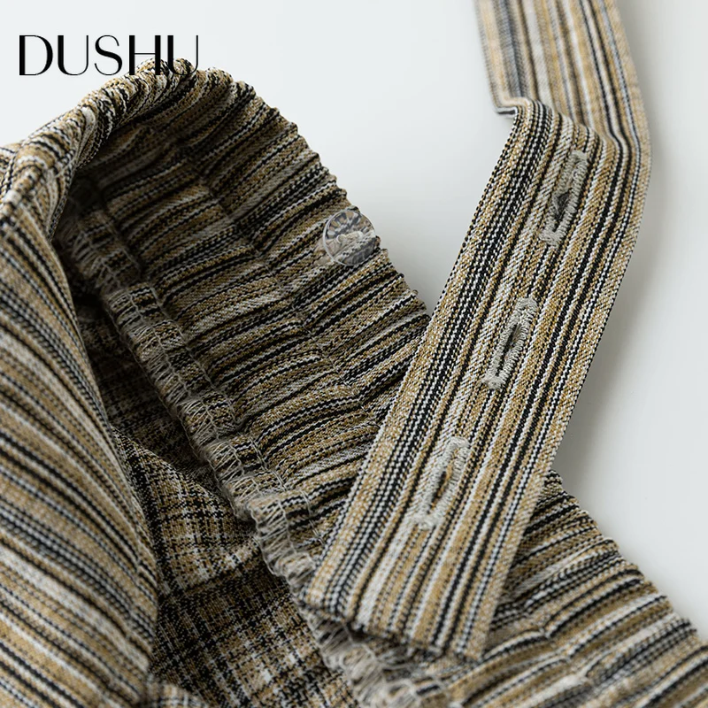 DUSHU Plus size long plaid a-line skirt Women spring summer vintage suspender skirt Female elegant elastic high waist skirt 2021
DUSHU Plus size long plaid a-line skirt Women spring summer vintage suspender skirt Female elegant elastic high waist skirt 2021