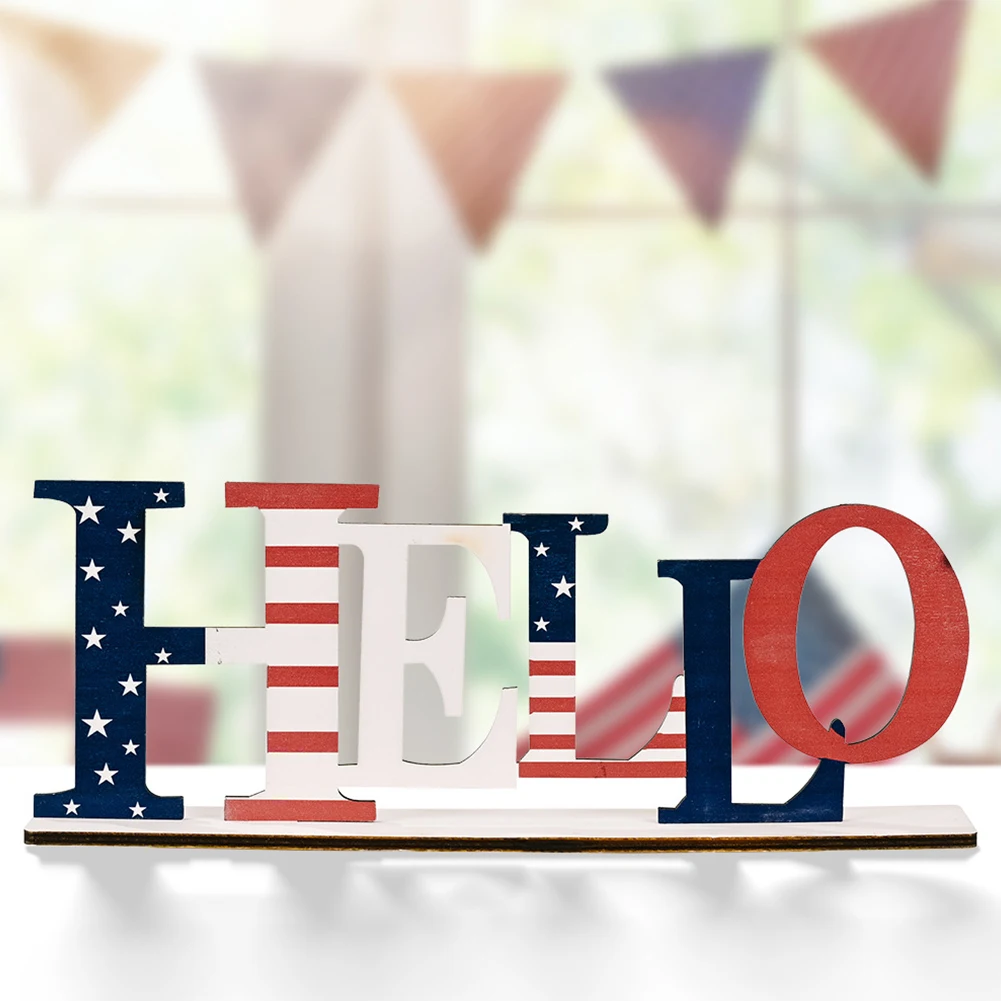 American Independence Day Decorations Wooden Letters Ornament Glorys Signs Plaques for 4th of July Patriotic Party Home Decor
American Independence Day Decorations Wooden Letters Ornament Glorys Signs Plaques for 4th of July Patriotic Party Home Decor