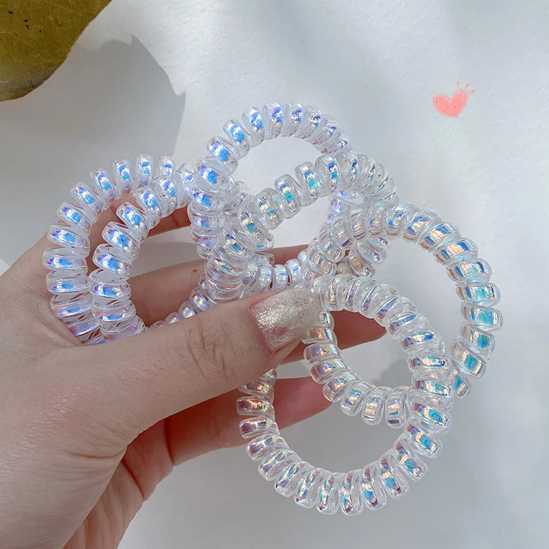 Shining Colorful Women's Scrunchies Telephone Wire Line Hair Rubber Bands Elastic Hairbands Rope for Girls Hair Accessories
Shining Colorful Women's Scrunchies Telephone Wire Line Hair Rubber Bands Elastic Hairbands Rope for Girls Hair Accessories