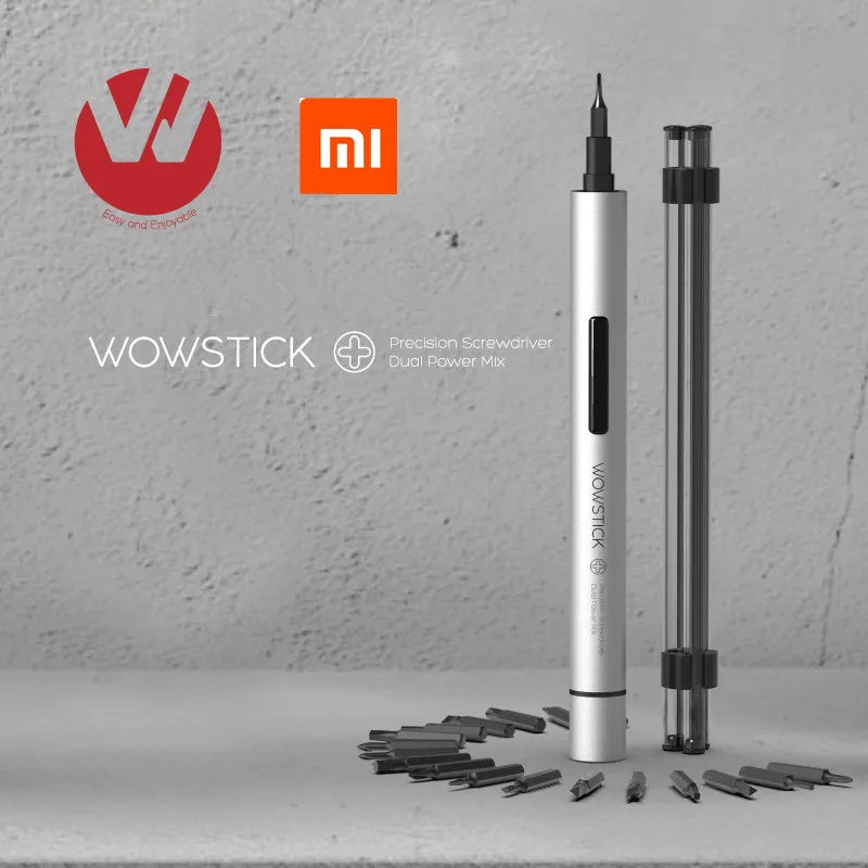 Оригинальный электрический шуруповерт Xiaomi Mijia Wowstick 1P + 19 в 1 беспроводной работает