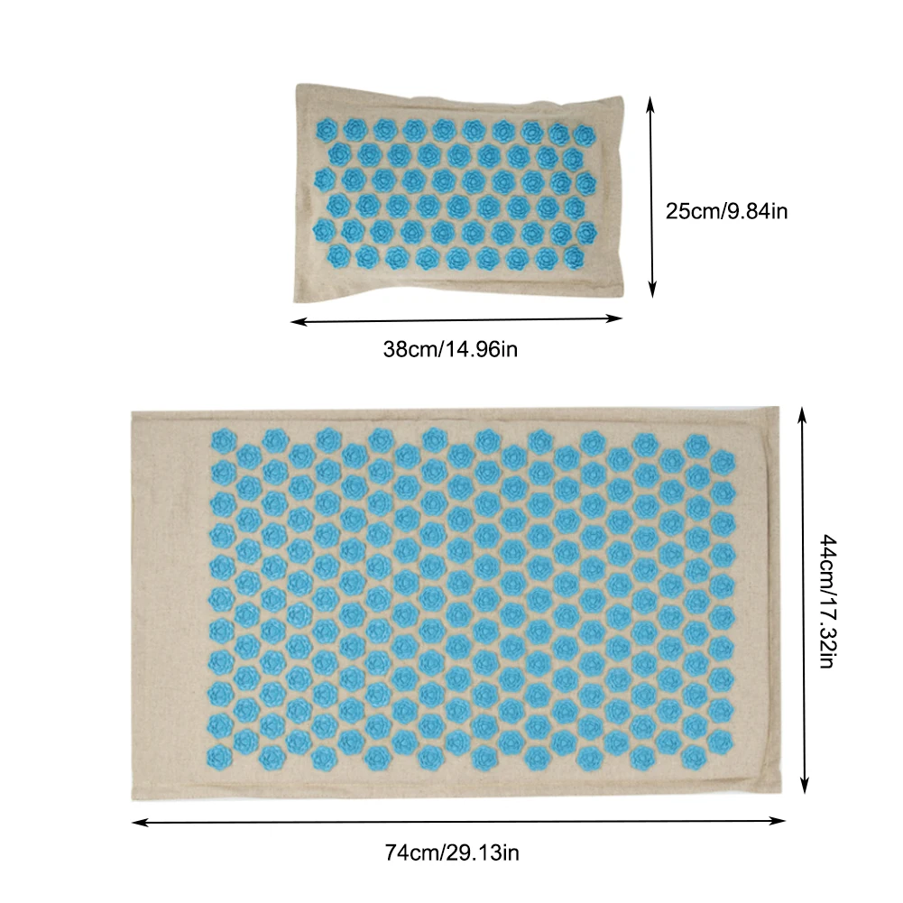 Muscle Relaxation Massage Mat Kit Acupressure Mat and Pillow Massage Mat Yoga Mat for Back Neck Pain Relief Dropshipping
Muscle Relaxation Massage Mat Kit Acupressure Mat and Pillow Massage Mat Yoga Mat for Back Neck Pain Relief Dropshipping