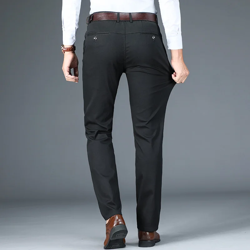 Брюки мужские повседневные с завышенной талией, хлопковые свободные прямые длинные костюмы, брюки для молодежи, эластичные штаны для работ...
Брюки мужские повседневные с завышенной талией, хлопковые свободные прямые длинные костюмы, брюки для молодежи, эластичные штаны для работ...