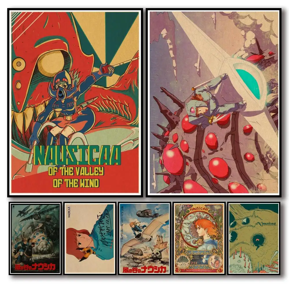 27 Designs Nausicaa of The Valley of The Wind Kraftpaper Poster HomeDecal Painting Wall Sticker for Coffee House Bar
27 Designs Nausicaa of The Valley of The Wind Kraftpaper Poster HomeDecal Painting Wall Sticker for Coffee House Bar