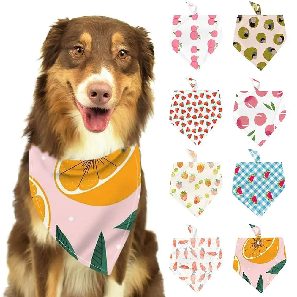 Fruit Pattern Cat Dog Neckerchief Triangle Neck Scarf Saliva Towel Bandana Pet Accessories Supplies
Fruit Pattern Cat Dog Neckerchief Triangle Neck Scarf Saliva Towel Bandana Pet Accessories Supplies