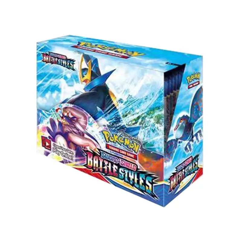 New 360Pcs Pokemon Game Collection Card Sword And Shield Battle Styles Full New Sealed Retail Box Pokemones Cards For Children
New 360Pcs Pokemon Game Collection Card Sword And Shield Battle Styles Full New Sealed Retail Box Pokemones Cards For Children