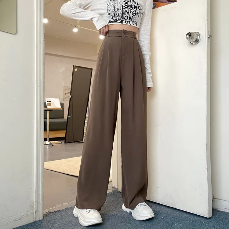 3042 Korean version of 2021 new high-waisted thin wide-leg mopping pants, thin outer wear loose casual pants
3042 Korean version of 2021 new high-waisted thin wide-leg mopping pants, thin outer wear loose casual pants