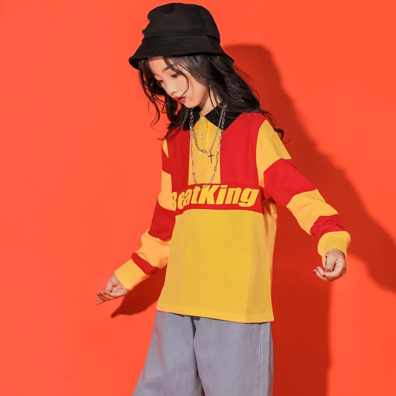 Jazz Dance Costume Tshirt jeans Girls Stage Clothes For Hiphop Dance Outfits Stage Costume Street Children Hip Hop Dance Clothes
Jazz Dance Costume Tshirt jeans Girls Stage Clothes For Hiphop Dance Outfits Stage Costume Street Children Hip Hop Dance Clothes