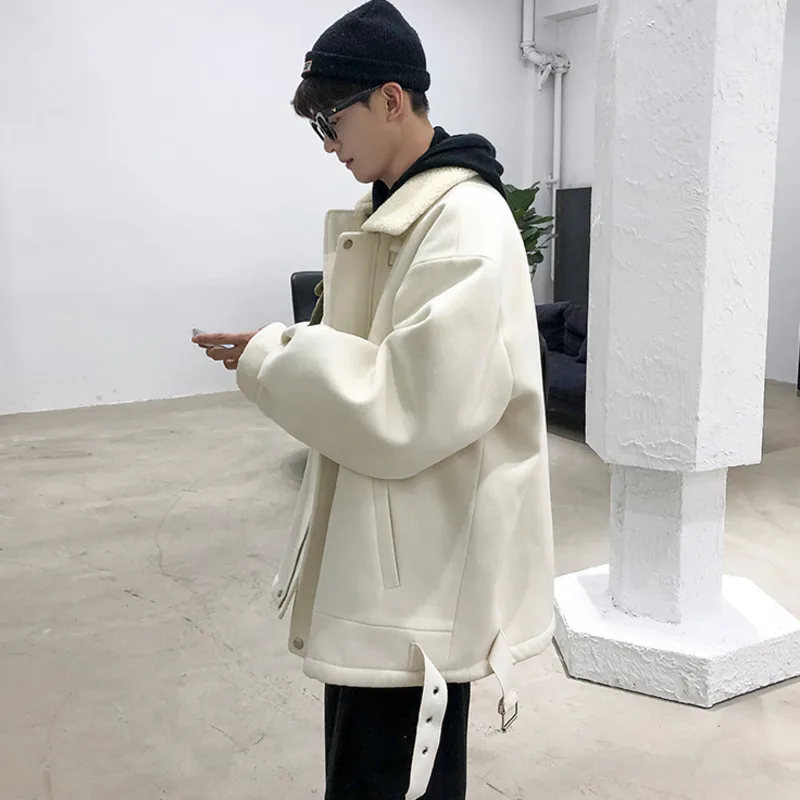 IEFB lambs wool cotton clothing men's fashion winter thickened cotton padded jacket loose korean oversize short coats 9Y4787
IEFB lambs wool cotton clothing men's fashion winter thickened cotton padded jacket loose korean oversize short coats 9Y4787