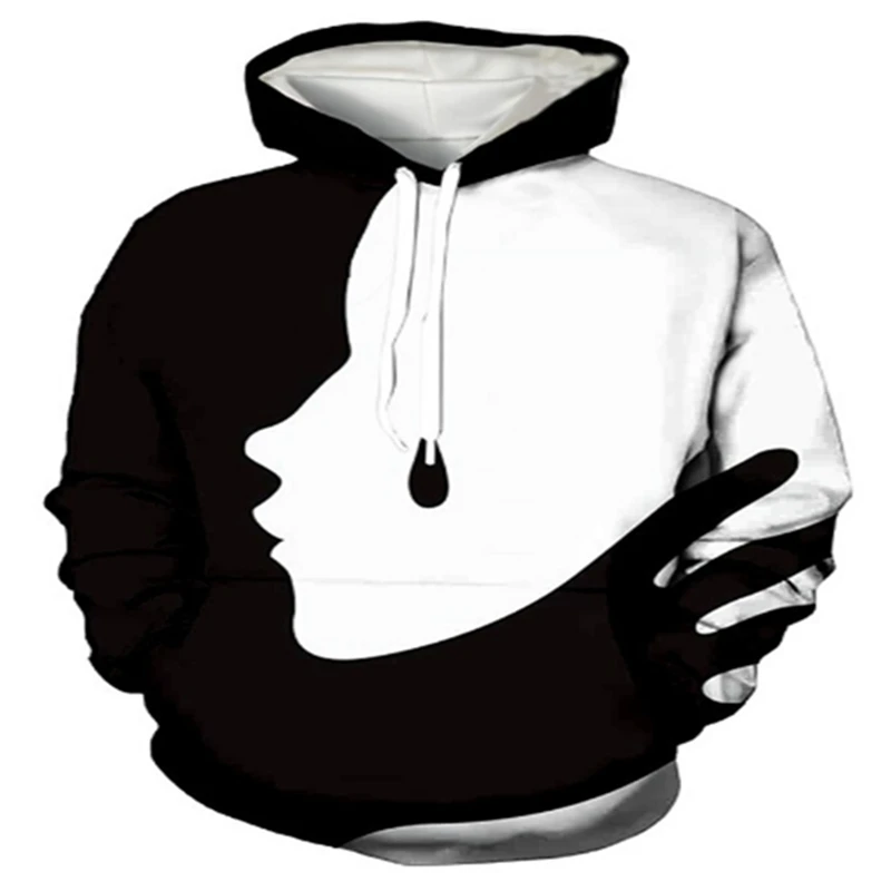Men's New Top Long Sleeve Hoodie 3D Wearable in Four Seasons 3D Side Face Black and White Stitching Casual
Men's New Top Long Sleeve Hoodie 3D Wearable in Four Seasons 3D Side Face Black and White Stitching Casual