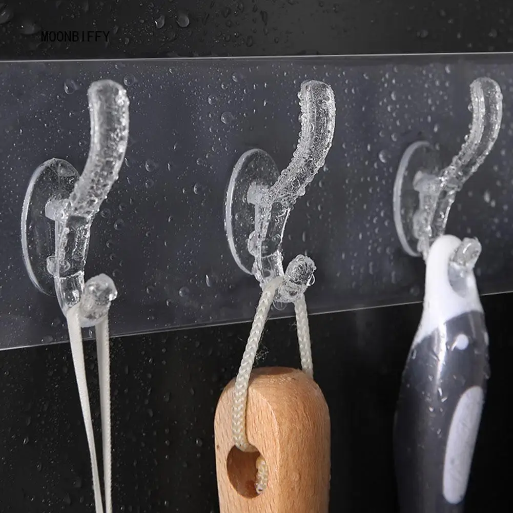 2PCS Nail-Free 3/6 Transparent Hooks Strong and Seamless Hooks Hat Hooks Clothes Hooks Wall Hangers Row Door Coat Adhesive
2PCS Nail-Free 3/6 Transparent Hooks Strong and Seamless Hooks Hat Hooks Clothes Hooks Wall Hangers Row Door Coat Adhesive