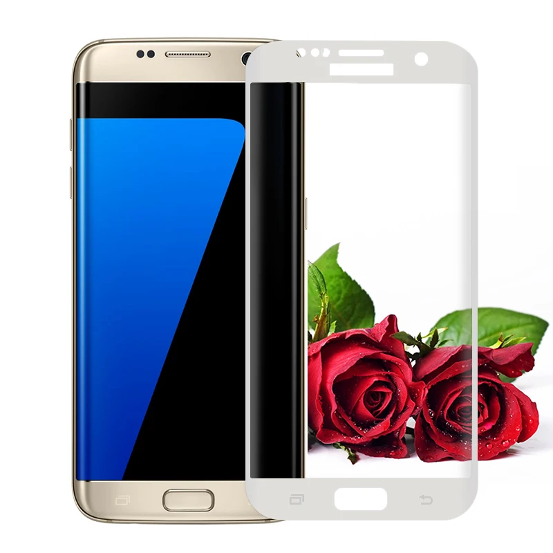 Для Samsung Galaxy S7 Edge закаленное стекло Защита экрана 3D изогнутое полное покрытие 9H