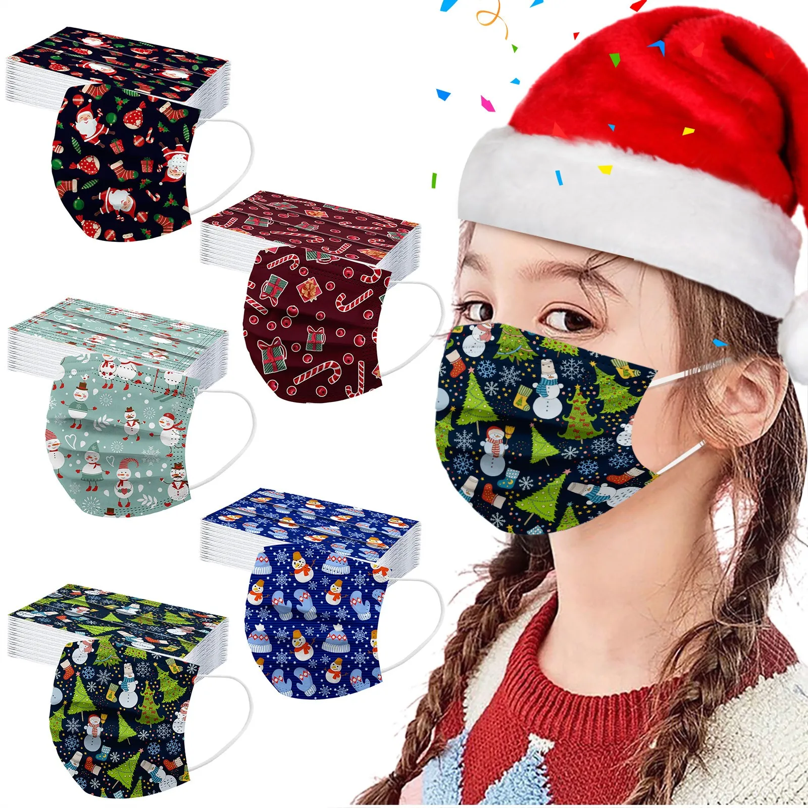 50pcs Christmas Disposable Children's Mask Cartoon Unicorn Pattern Print Mouth Mask for Kids Girl 3 Layer Disposable Masks Child
50pcs Christmas Disposable Children's Mask Cartoon Unicorn Pattern Print Mouth Mask for Kids Girl 3 Layer Disposable Masks Child