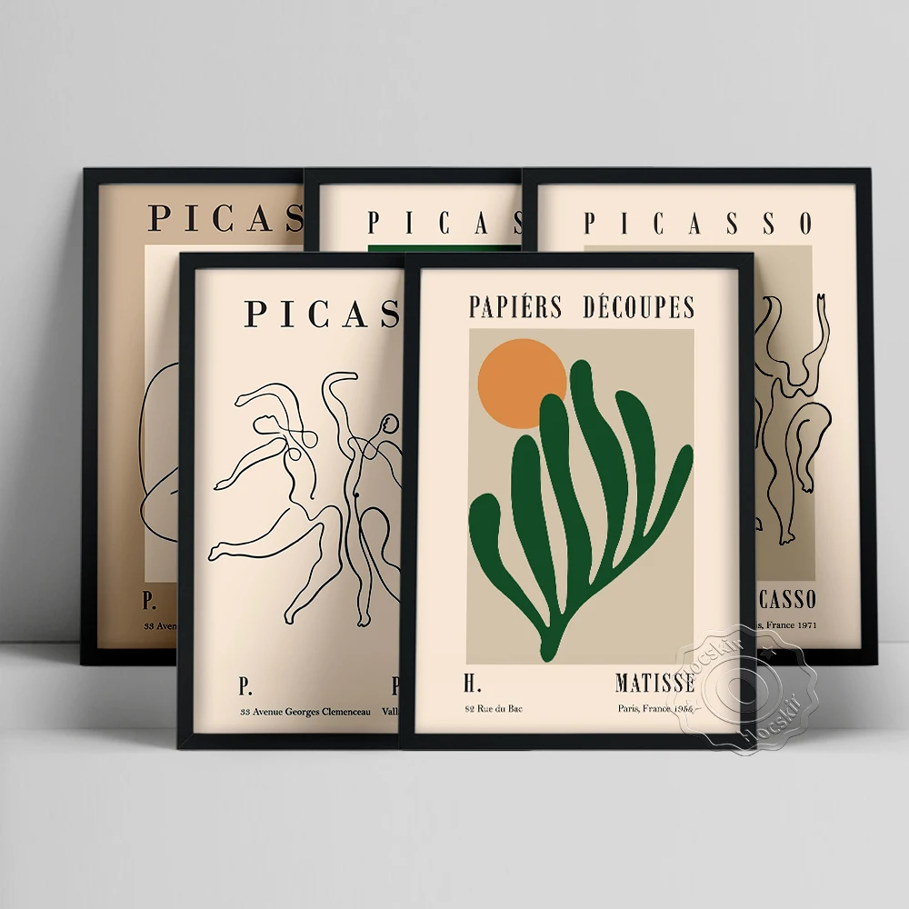 Picasso Dance Figures Prints Art, One Line Picasso Poster, Modern Minimalist Wall Decor, Henri Matisse Green Plant Wall Pivture
Picasso Dance Figures Prints Art, One Line Picasso Poster, Modern Minimalist Wall Decor, Henri Matisse Green Plant Wall Pivture