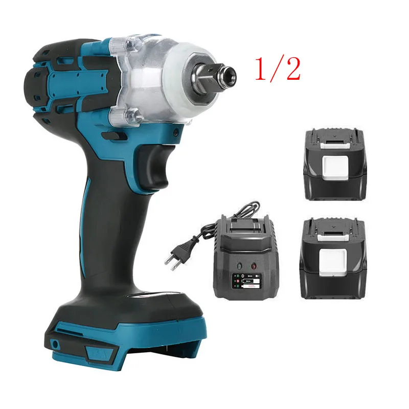 Electric 18v 520nm Cordless Brushless Torque Impact Wrench 1/2" Body For Makita Battery Metal Multifunctional Spanner
Electric 18v 520nm Cordless Brushless Torque Impact Wrench 1/2" Body For Makita Battery Metal Multifunctional Spanner