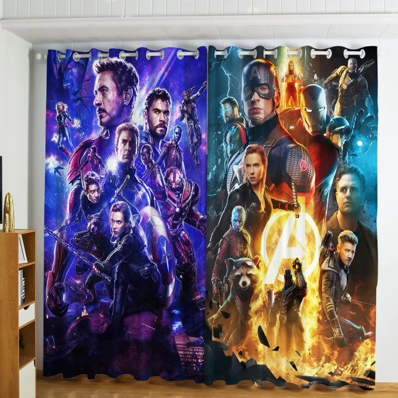 Avengers Iron Man Captain America Thor Curtain Cartoon Anime Living Room Dining Room Bedroom Shading Cloth
Avengers Iron Man Captain America Thor Curtain Cartoon Anime Living Room Dining Room Bedroom Shading Cloth