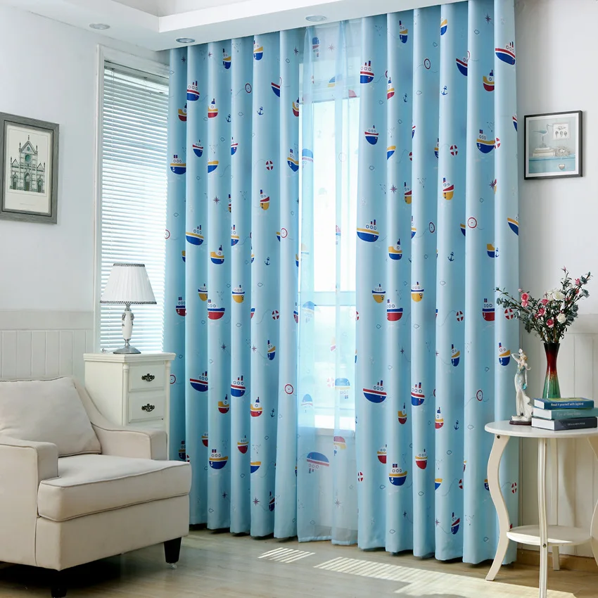 Kids Blue Boat Blackout Curtains for Living Room Children Bedroom Window Treatment Curtains Drapes Home Decor Child Boys Gift
Kids Blue Boat Blackout Curtains for Living Room Children Bedroom Window Treatment Curtains Drapes Home Decor Child Boys Gift