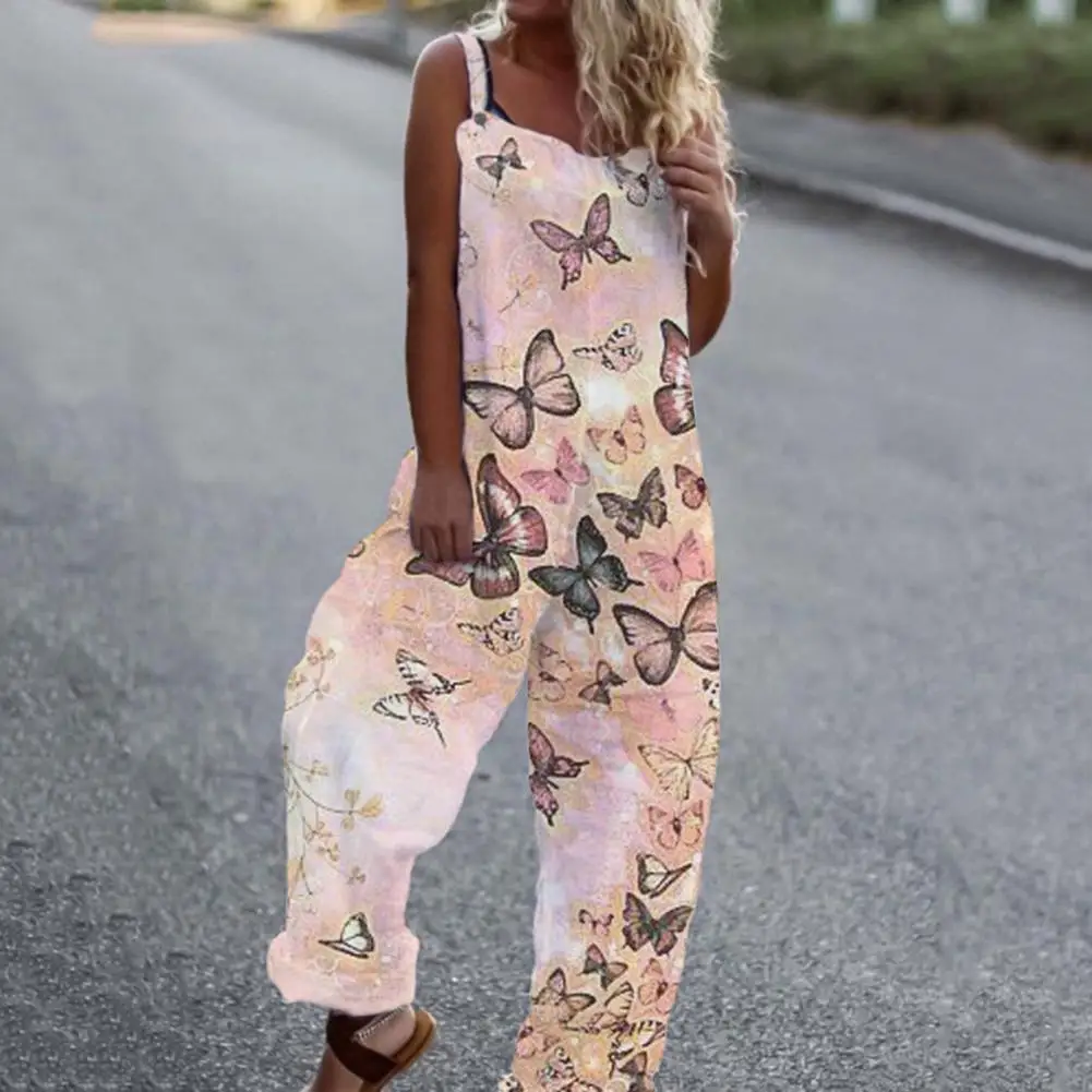 Floral Print Loose Jumpsuits Cotton Blend Off Shoulder Women Romper for Daily Wear Sleeveless Bib Overall Backless Jumpsuit
Floral Print Loose Jumpsuits Cotton Blend Off Shoulder Women Romper for Daily Wear Sleeveless Bib Overall Backless Jumpsuit