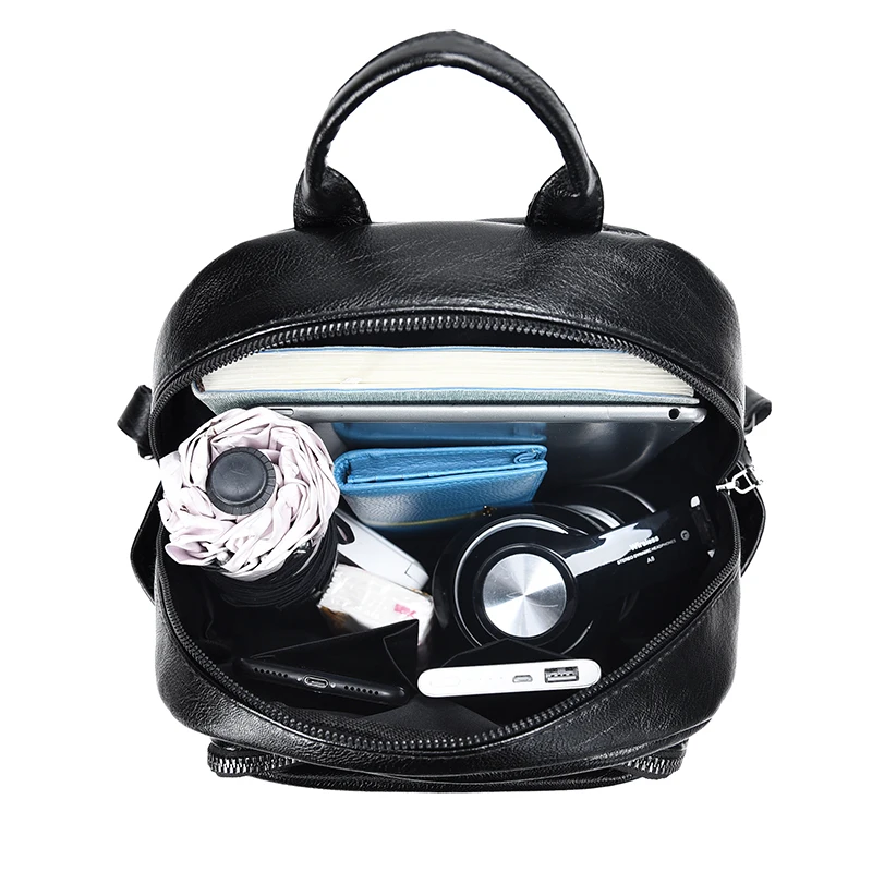 Soft PU Leather Backpack Women Casual Style Backpacks High Quality Mochila Feminina Bags for Women 2020 Drop Shipping
Soft PU Leather Backpack Women Casual Style Backpacks High Quality Mochila Feminina Bags for Women 2020 Drop Shipping